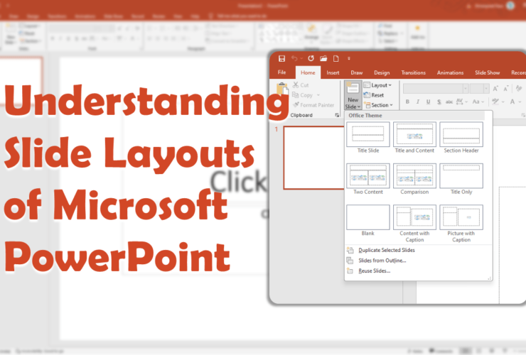Understanding Slide Layouts of Microsoft PowerPoint