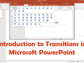 Introduction to Transitions in Microsoft PowerPoint