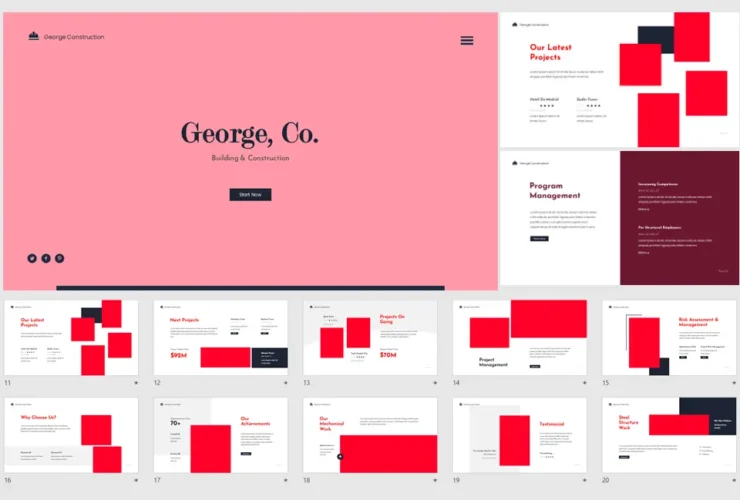 Construction Modern template