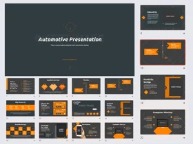 Automobile Meeting PPT Template for free
