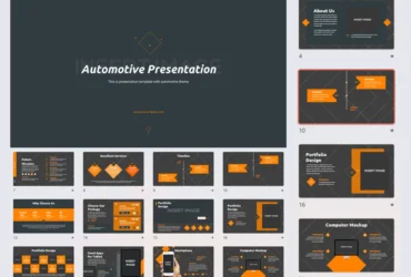 Automobile Meeting PPT Template for free