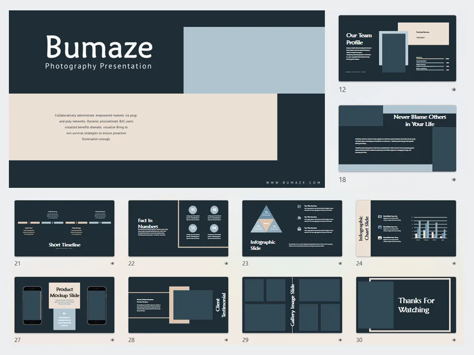 Photographer Presentation Template