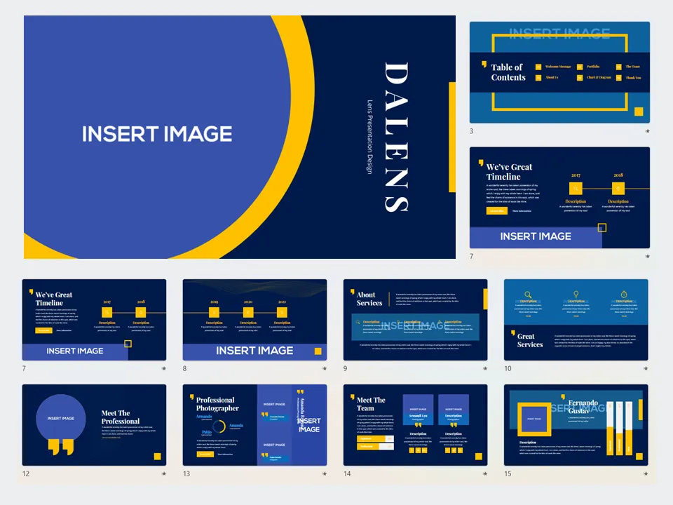 Photography Presentation PPT Template